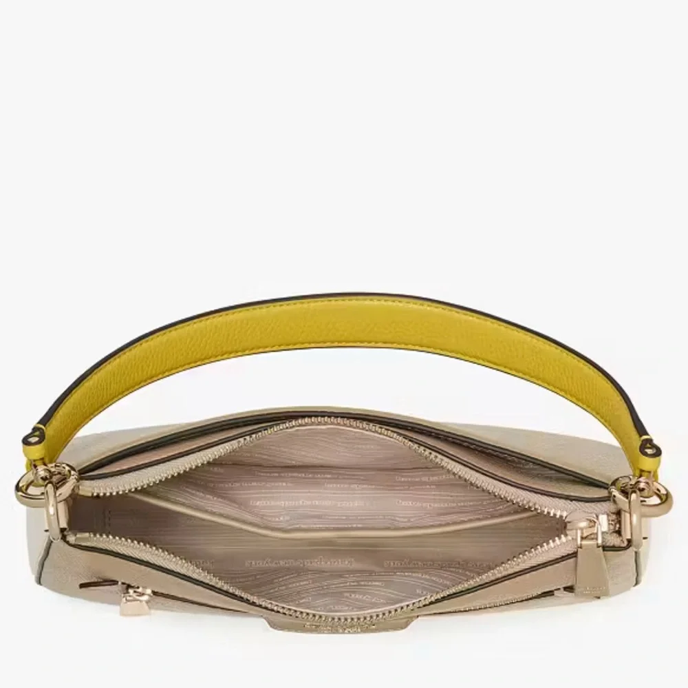 Kate Spade Hudson Colorblocked Convertible Crossbody Timeless Taupe Multi